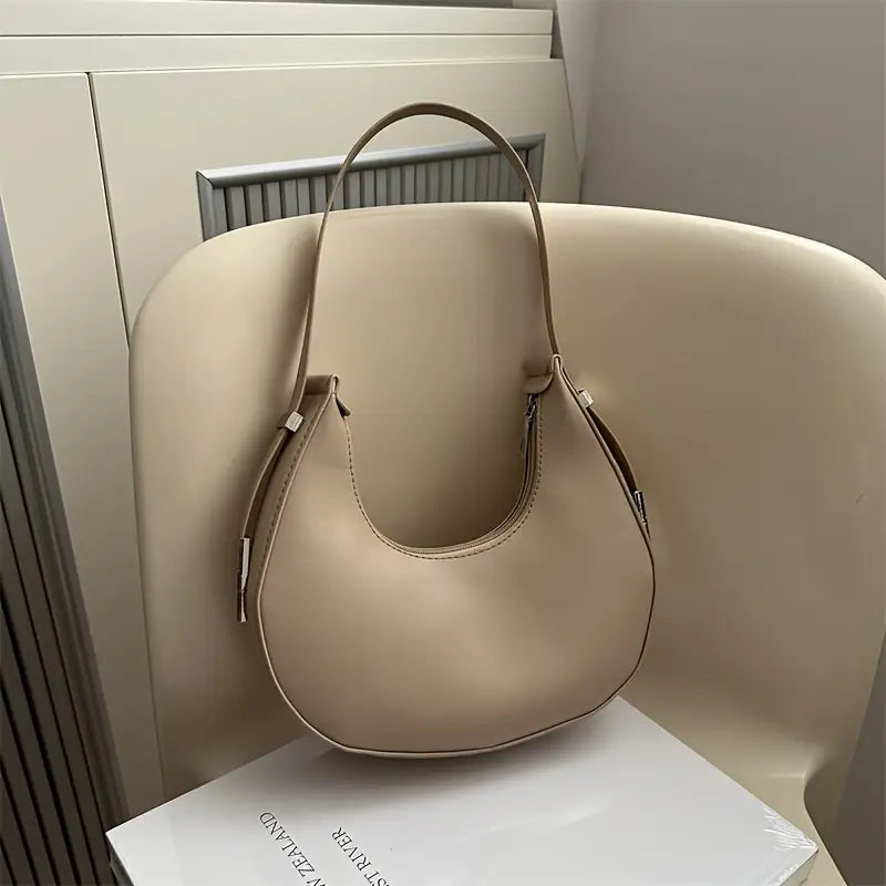 Elegant Women's Crescent Shoulder Bag