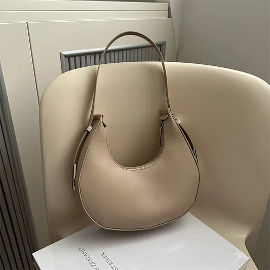 Elegant Women's Crescent Shoulder Bag
