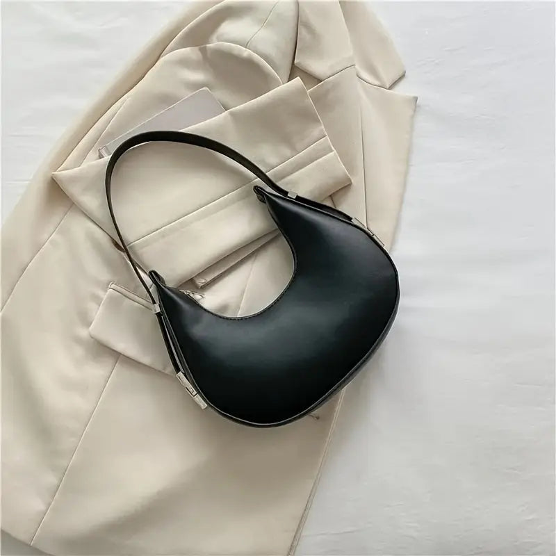 Elegant Women's Crescent Shoulder Bag