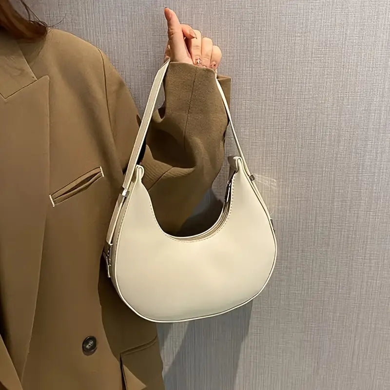 Elegant Women's Crescent Shoulder Bag